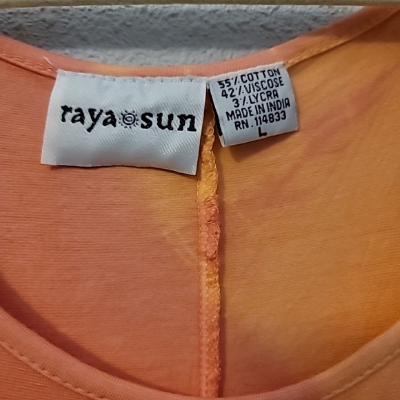 Raya Sun Tangerine Swing Bathing Suit Cover Sz L - Picture 2 of 11
